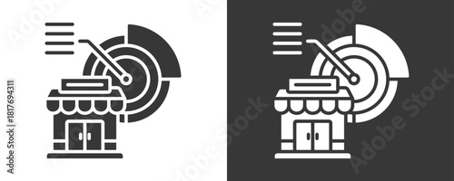 Market Segmentation Icon Set Vector Collection Isolated In Black And White