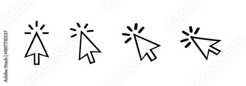 Click cursor icons
