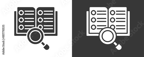 Proofreading Icon Set Vector Collection Isolated In Black And White