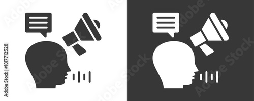 Marketing Icon Set Vector Collection Isolated In Black And White