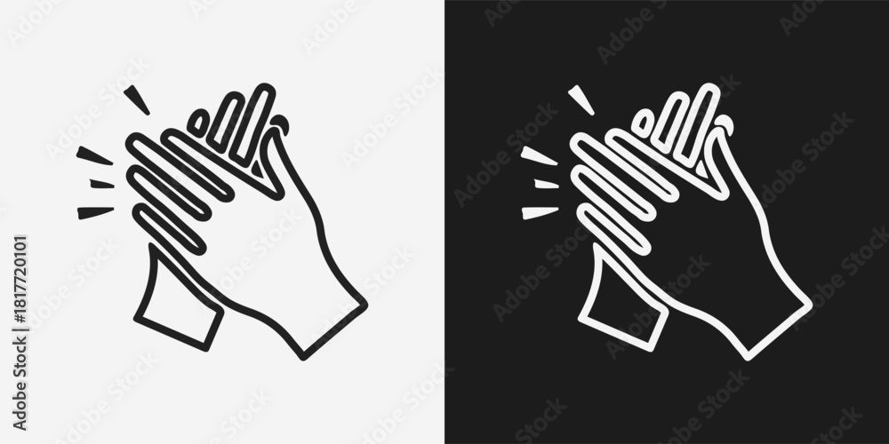 Obraz premium Black white Grid #2