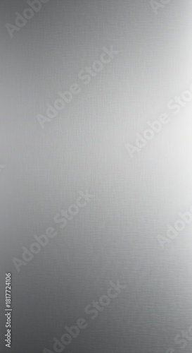 Brushed metallic gray background with subtle horizontal texture and a bright topright highlight