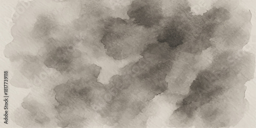 Dark grunge abstract watercolor sky background with blue clouds, smoke, fog, and light texture, capturing the motion of a stormy night