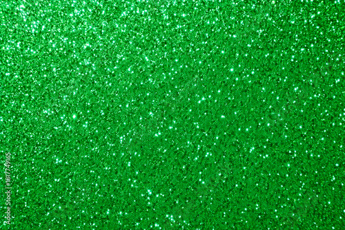 Green sparkle glittering background