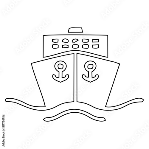 Cruise Ship Outline