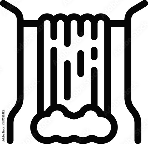 Waterfall icon