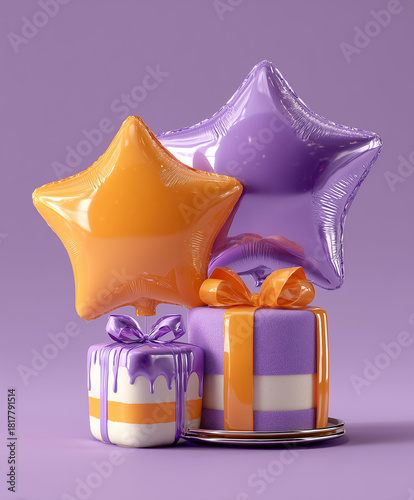 gift box with ribbon