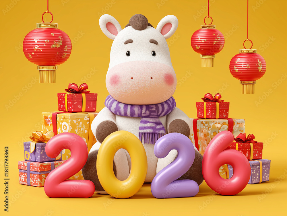 Naklejka premium Chinese new year