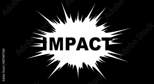 Dynamic design displaying powerful text, visual impact with strong expression effect