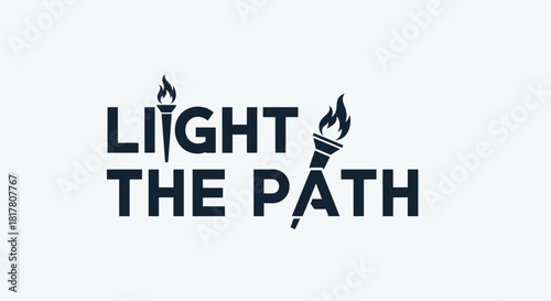 Illuminating direction: a conceptual logo design showcasing guidance and insight