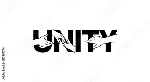 Hands in Unity: A Symbolic Graphic Representation of Connection and Collaboration
