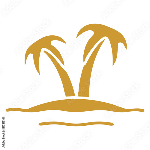 Tropical Island Icon