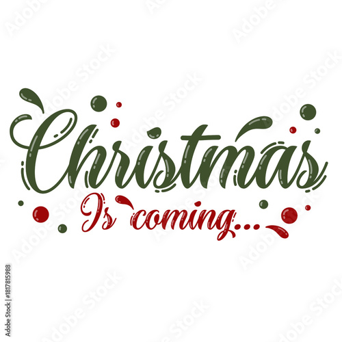 Merry Christmas lettering without background calligraphy