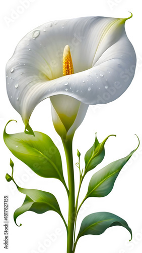 white lily flower
