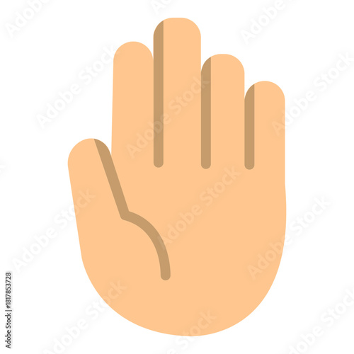 Hand Vector Flat Icon Design