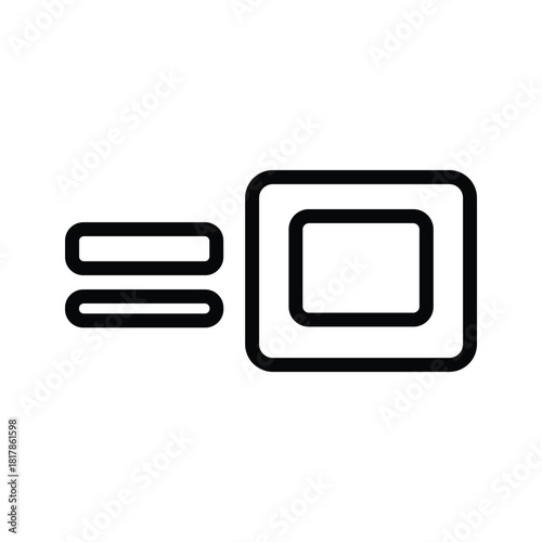 Seat belt buckle icon isolated on in vector format