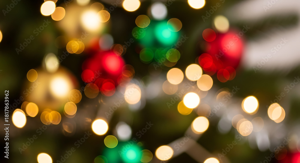 Obraz premium abstract bokeh Chrstmas background 44320974 1