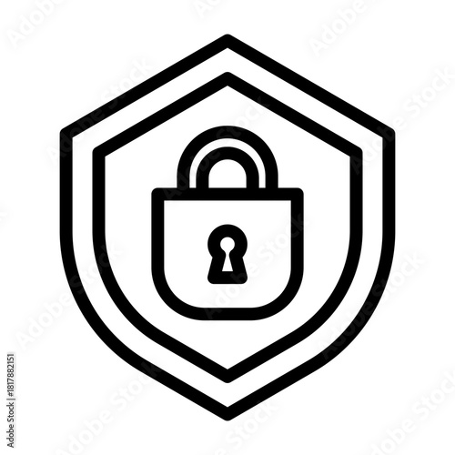 Private Vector Line Icon Design