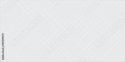 Abstract Geometric Line Pattern Background With Soft Gray And White Diamond Shapes