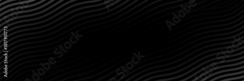 Black oblique straight line background. Masculine dark linear abstract wallpaper. Elegant luxury striped gradient texture. Grey diagonal lines backdrop for flyer, banner, poster, presentation