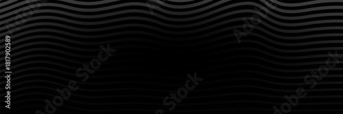 Black oblique straight line background. Masculine dark linear abstract wallpaper. Elegant luxury striped gradient texture. Grey diagonal lines backdrop for flyer, banner, poster, presentation