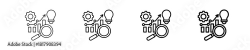 Opportunity Evaluation  Icon Set Different Style Collection