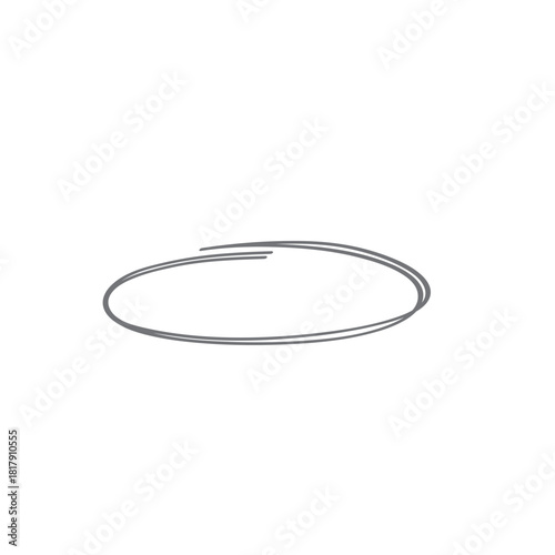 Simple silver bangle bracelet on white background