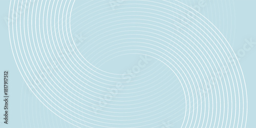 Modern abstract background. Glossy white gradient circle lines. Minimal geometric pattern. Simple graphic elements. Futuristic concept. Suitable for cover, poster, banner, brochure, eps10.