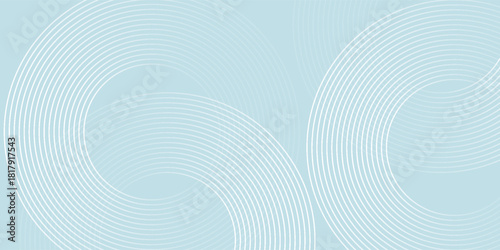 Modern abstract background. Glossy white gradient circle lines. Minimal geometric pattern. Simple graphic elements. Futuristic concept. Suitable for cover, poster, banner, brochure, eps10.