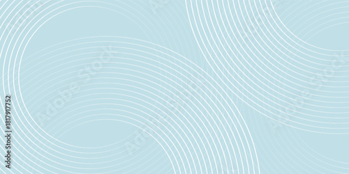 Modern abstract background. Glossy white gradient circle lines. Minimal geometric pattern. Simple graphic elements. Futuristic concept. Suitable for cover, poster, banner, brochure, eps10.