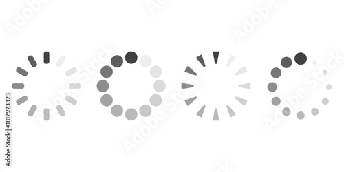 Simple loading icon collection