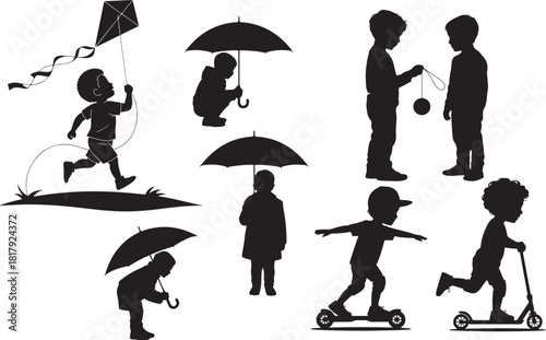 Children growing and participating in diverse sports activities