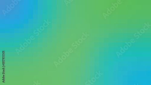 Clean Pixelated Corporate Background Vector - Fresh Blue Green Gradient Mosaic