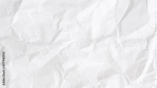 Crumpled paper texture transition seamless wrinkled surface,White paper texture background doodle animation,
looping crumpled textured effect. Blue ruled, lined paper with red margin. 