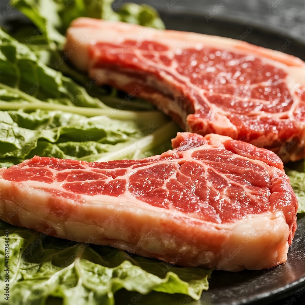 Obraz premium Fore Rib meat cuts