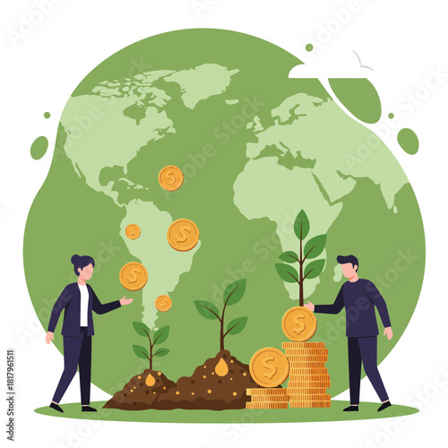 Grow Your Fortune Sustainable Investment Global Business Strategy