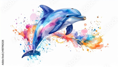 dolphin jumping out of water
