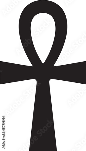 Ankh symbol ancient egyptian hieroglyph key of life icon