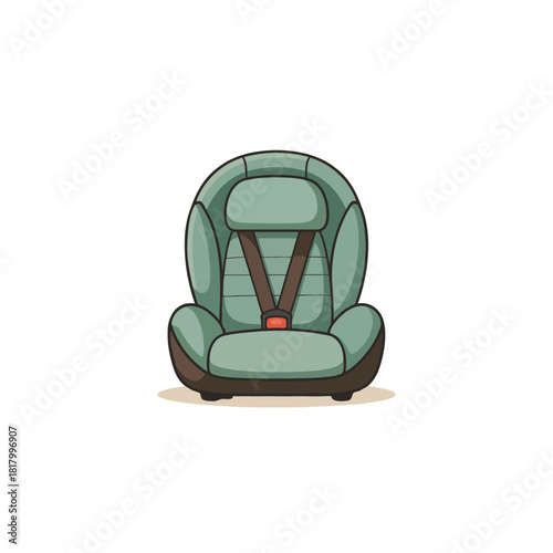 Protective transportation accessory illustration depicting children's safety solution a secure