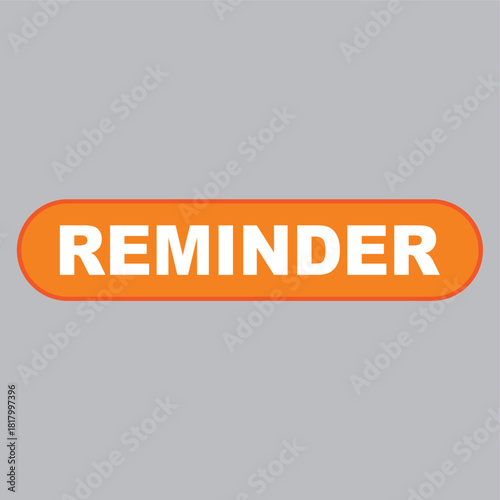 reminder template icon vector design