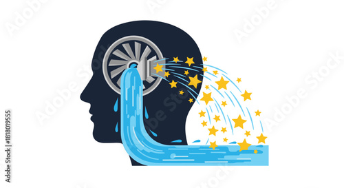 Creative Mind Turbine Generating Ideas and Innovation, Generative AI