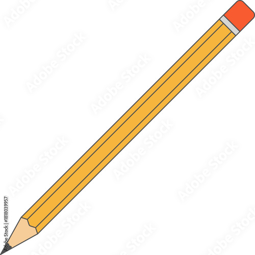 Illustration of drawing pencil