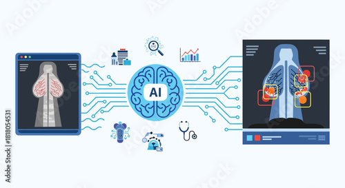 AI in Medical Diagnosis: Artificial Intelligence Analyzing Scans to Detect Cancer and Other Diseases, Improving Healthcare and Patient Outcomes with Technology