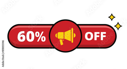 Sale discount promotion sixty percent off limited time offer now