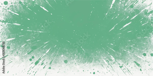 Abstract green grunge background texture with copy space for vintage wallpaper design