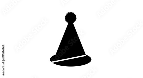Party hat with transparent background