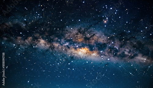 Starry Night Sky with Milky Way — Professional Astrophotography