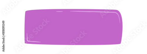 Hand drawn organic rectangle frame adds abstract shape and color as a creative template. This patch forms a unique background and banner for text, ideal for card, label or modern cover