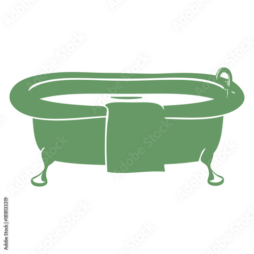 Vintage Bathtub Icon