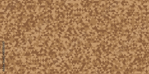 Abstract geometric black and gray background seamless mosaic and low polygon triangle texture wallpaper. Triangle shape retro wall grid pattern geometric ornament tile vector square element.	
